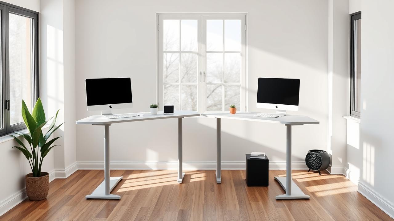 best l-shaped standing desks
