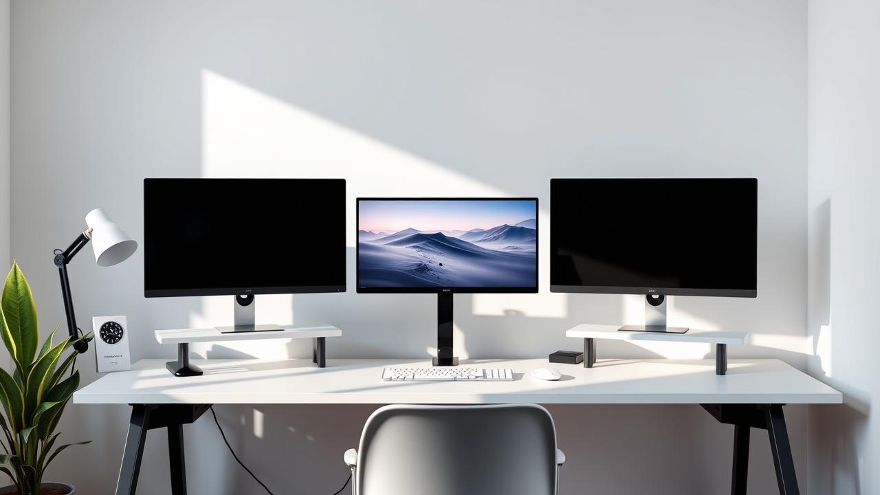 best monitor risers desk shelves
