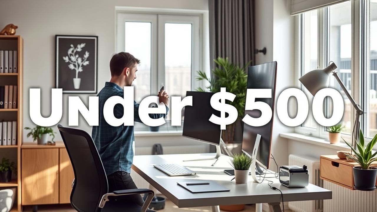 home office setup under 500