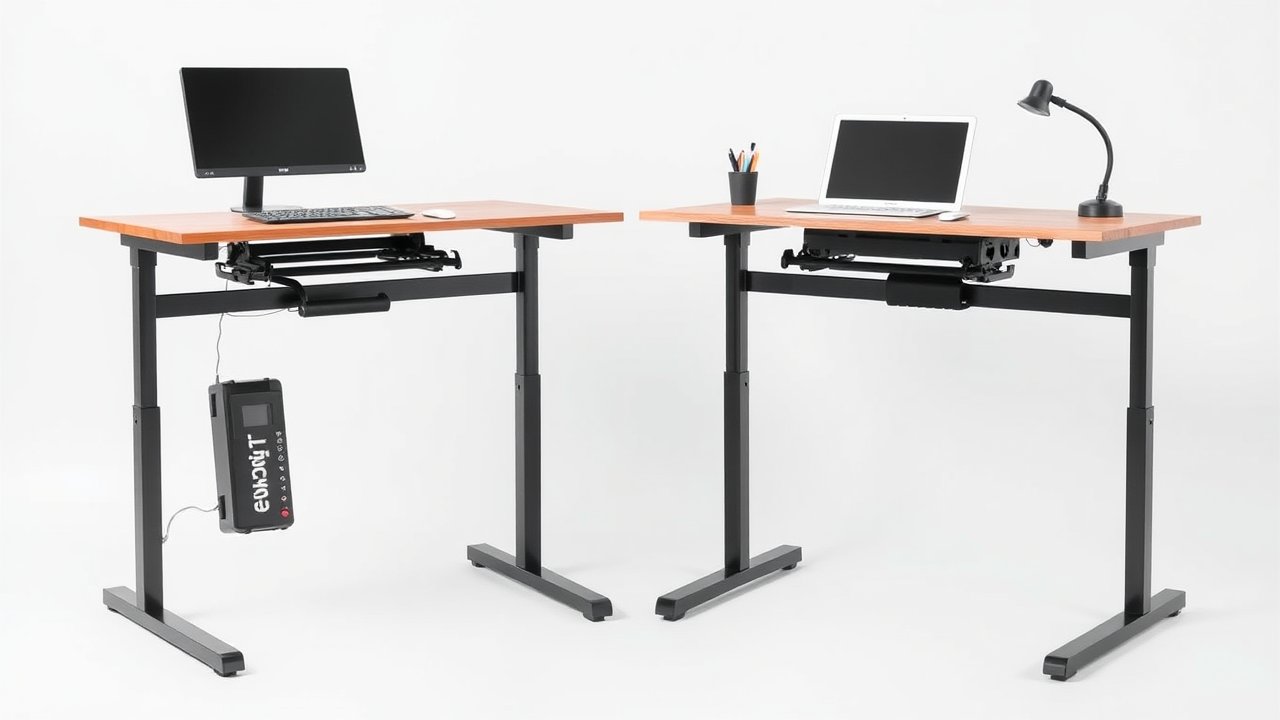 electric vs manual standing desk